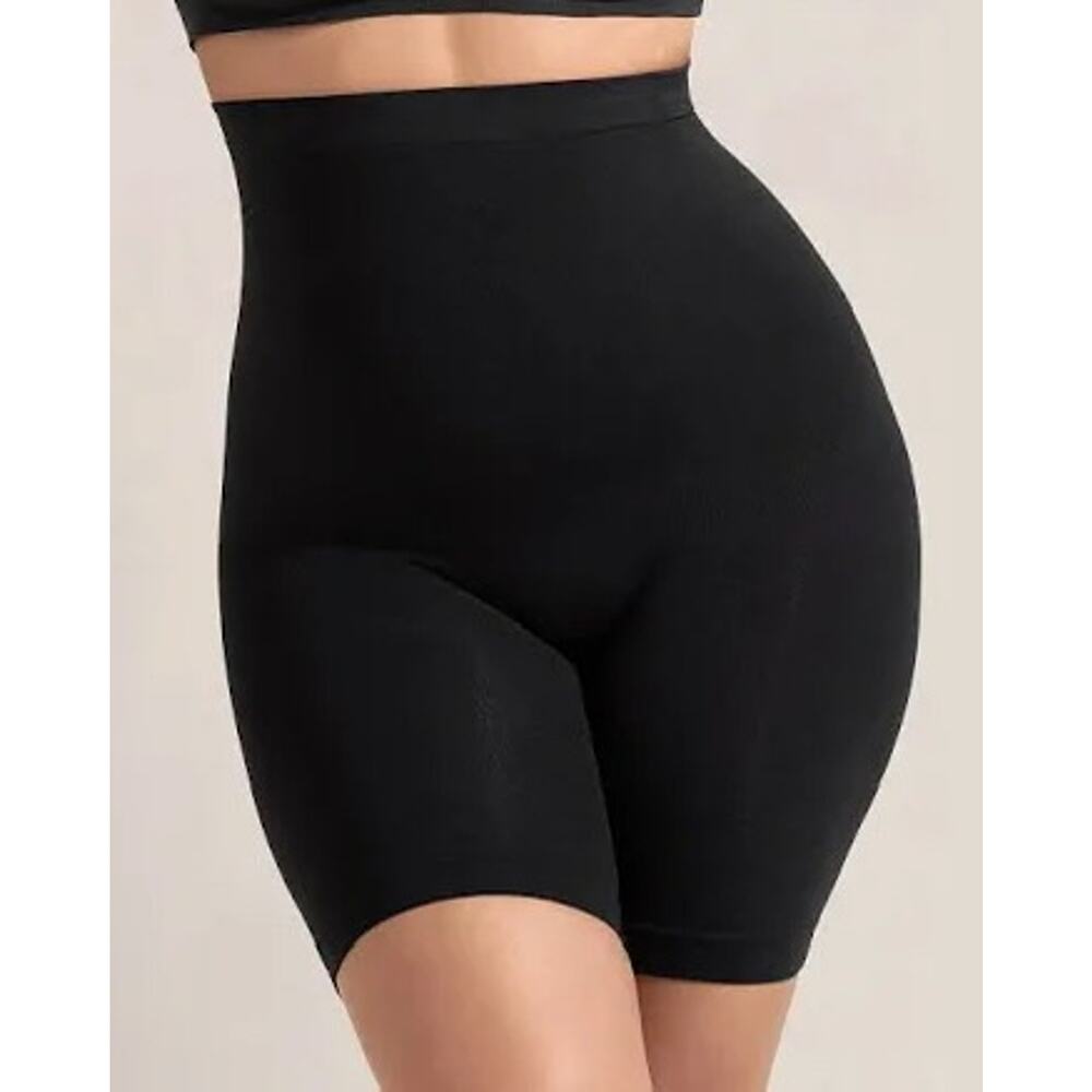 Empetua High Waisted Black Slimming Compression Shaper Shorts XL XXL New